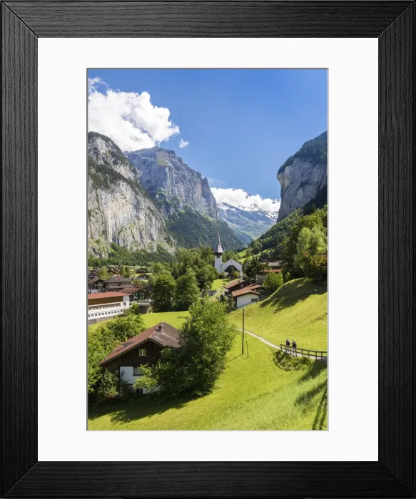 Framed Print : Lauterbrunnen, Bernese Oberland, Switzerland Framed Print : Lauterbrunnen, Bernese Oberland, Switzerland
