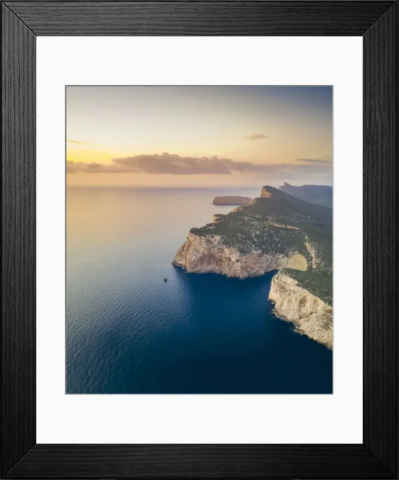 Framed Print : Capo Caccia at sunset, Alghero, Sassari district, Sardinia, Italy Framed Print : Capo Caccia at sunset, Alghero, Sassari district, Sardinia, Italy