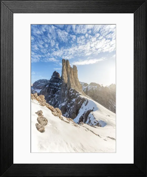Framed Print : Vajolet Towers - Torri del Vajolet, Rosengarten - Catinaccio group, Trentino Alto Adige / Südtirol, Dolomites, Italy Framed Print : Vajolet Towers - Torri del Vajolet, Rosengarten - Catinaccio group, Trentino Alto Adige / Südtirol, Dolomites, Italy