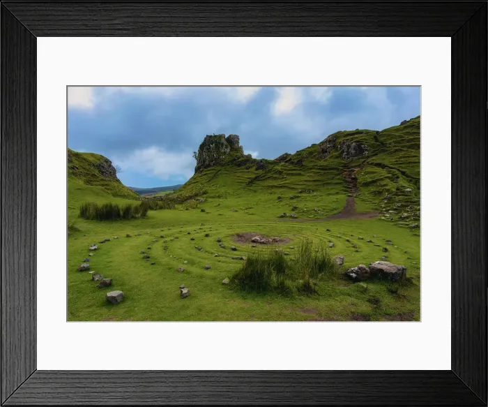 Framed Print : United Kingdom, Scotland, Isle of Skye: the Fairy Glen Framed Print : United Kingdom, Scotland, Isle of Skye: the Fairy Glen