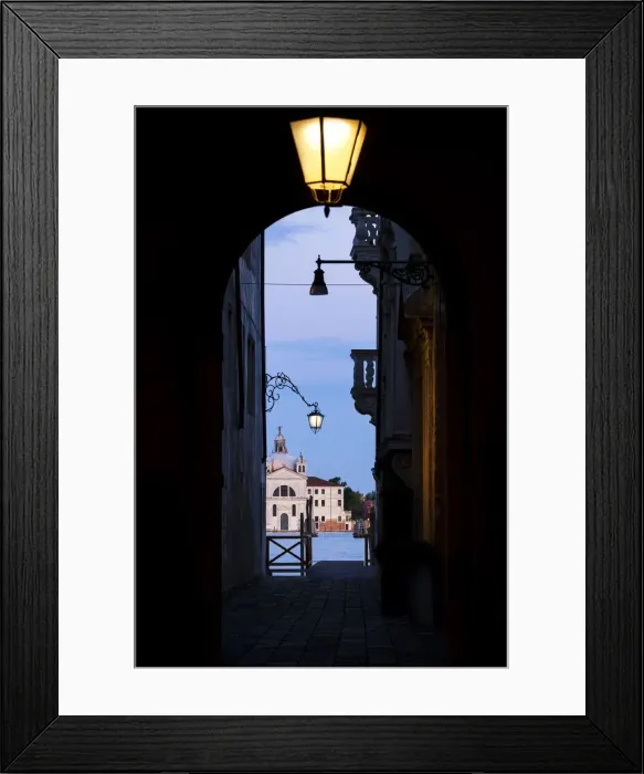 Framed Print : View towards Zitelle church, Venice, Veneto, Italy Framed Print : View towards Zitelle church, Venice, Veneto, Italy