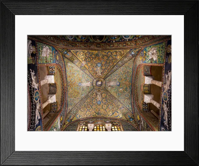 Framed Print : Basilica of San Vitale, which has important examples of early Christian Byzantine art Framed Print : Basilica of San Vitale, which has important examples of early Christian Byzantine art