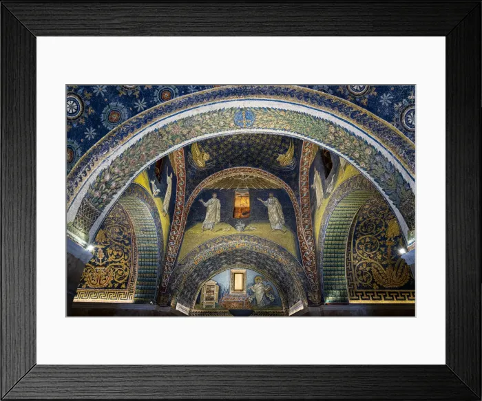 Framed Print : Interior view of Mausoleum of Galla Placidia. Ravenna, Emilia Romagna, Italy Framed Print : Interior view of Mausoleum of Galla Placidia. Ravenna, Emilia Romagna, Italy