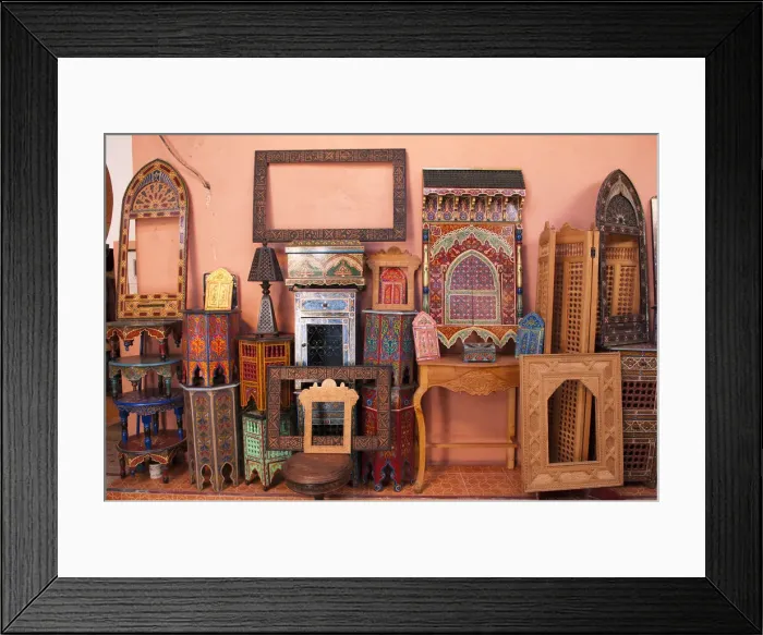 Framed Print : Medina Souk, Marrakech, Morocco Framed Print : Medina Souk, Marrakech, Morocco
