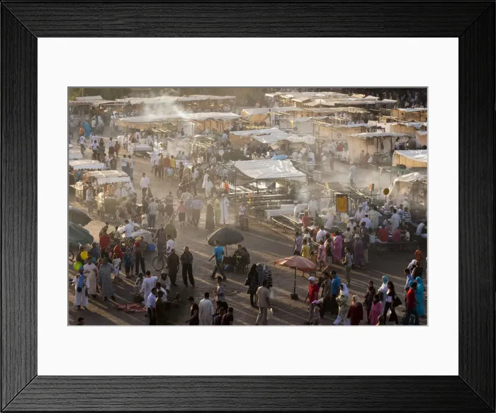 Framed Print : Jema al Fna Square, Marrakech, Morocco Framed Print : Jema al Fna Square, Marrakech, Morocco