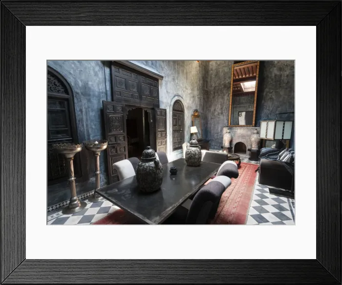 Framed Print : Dar Darma Riad, Marrakech, Morocco Framed Print : Dar Darma Riad, Marrakech, Morocco