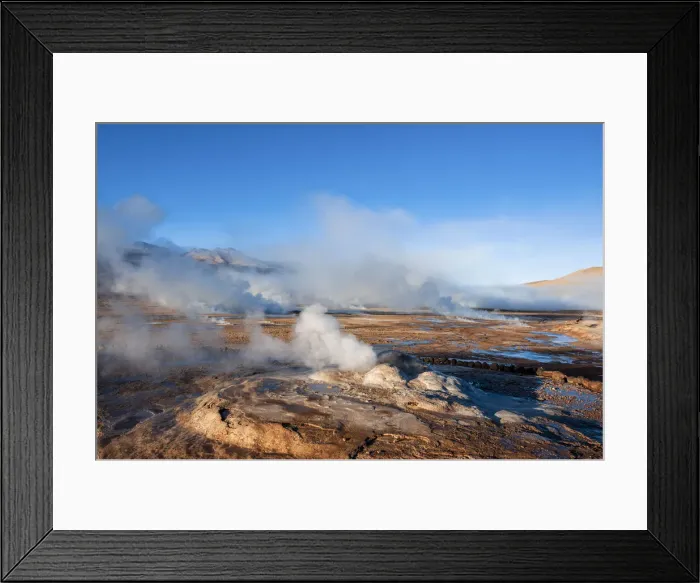 Framed Print : El Tatio Geysers, Atacama Desert, Chile Framed Print : El Tatio Geysers, Atacama Desert, Chile