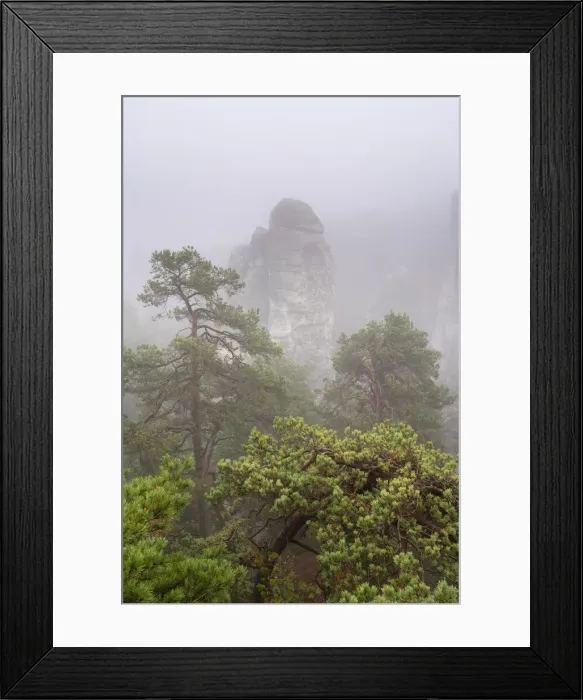 Framed Print : Sandstone rock formation named Orloj (astronomical clock), Marianska vyhlidka Framed Print : Sandstone rock formation named Orloj (astronomical clock), Marianska vyhlidka