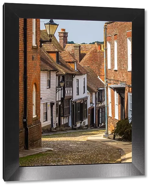UK, England, East Sussex, Rye, West Street in the historic centre of Rye