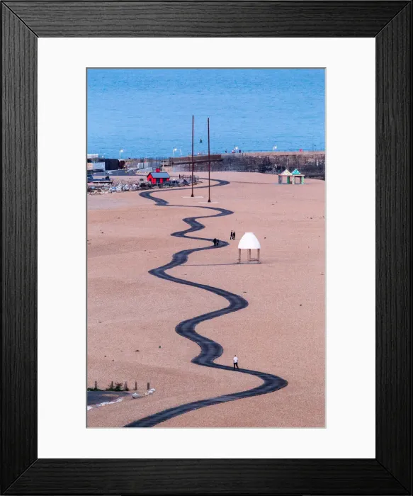 Framed Print : UK, England, Kent, Folkestone, The promenade on the seafront of Folkestone around Framed Print : UK, England, Kent, Folkestone, The promenade on the seafront of Folkestone around
