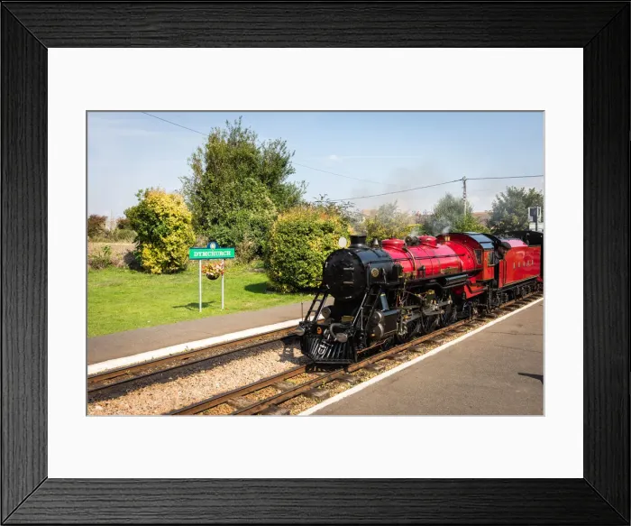Framed Print : UK, England, Kent, Dymchurch, The RH&DR railway station of Dymchurch Framed Print : UK, England, Kent, Dymchurch, The RH&DR railway station of Dymchurch