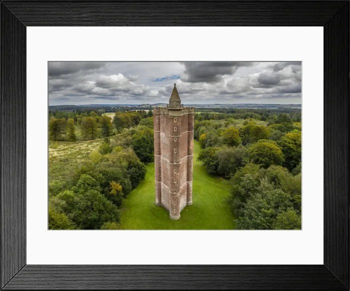Framed Print : King Alfreds Tower near Stourhead, Somerset, England. Autumn (September) 2020 Framed Print : King Alfreds Tower near Stourhead, Somerset, England. Autumn (September) 2020