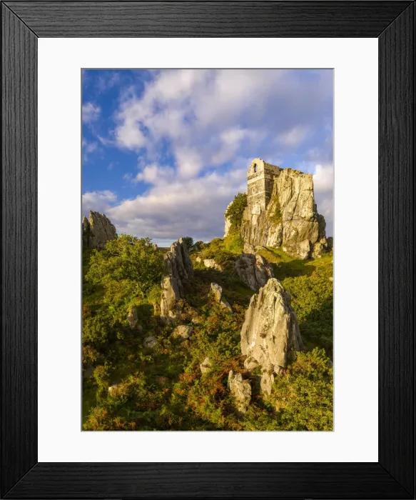 Framed Print : Roche Rock Chapel, Cornwall, England. Summer (August) 2020