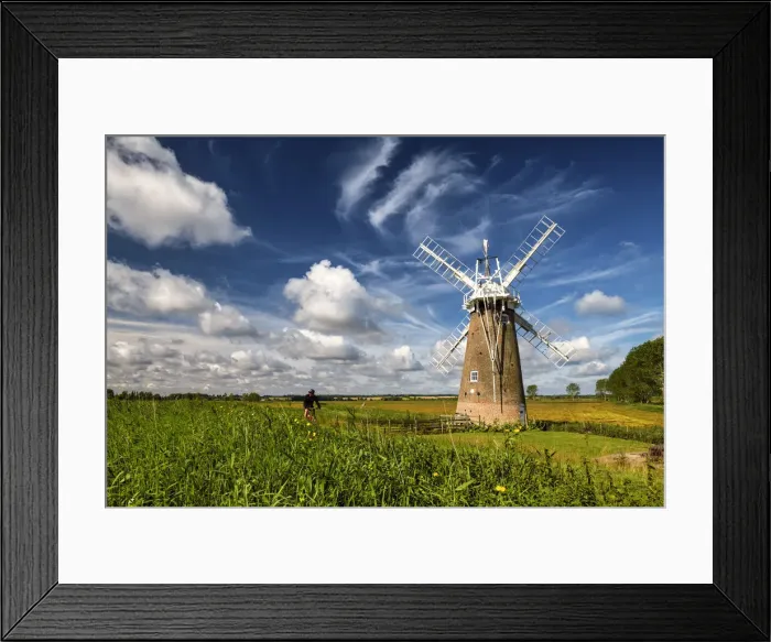 Framed Print : Hardley Mill, Hardley, Norfolk, England Framed Print : Hardley Mill, Hardley, Norfolk, England