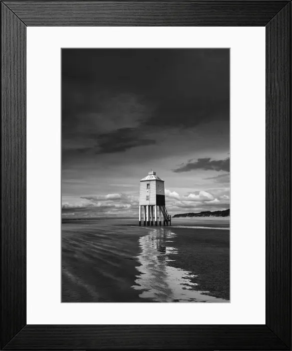 Framed Print : Low Lighthouse, Burnham-on-Sea, Somerset, England