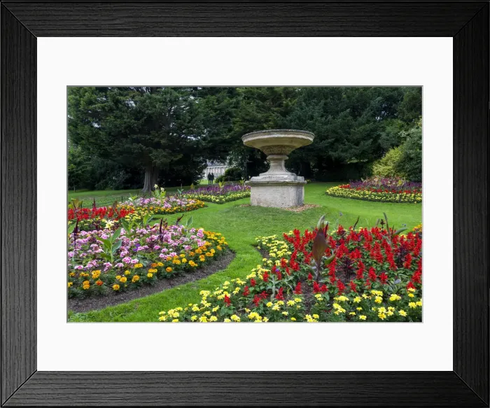Framed Print : Royal Crescent Gardens, Bath, Somerset, England Framed Print : Royal Crescent Gardens, Bath, Somerset, England