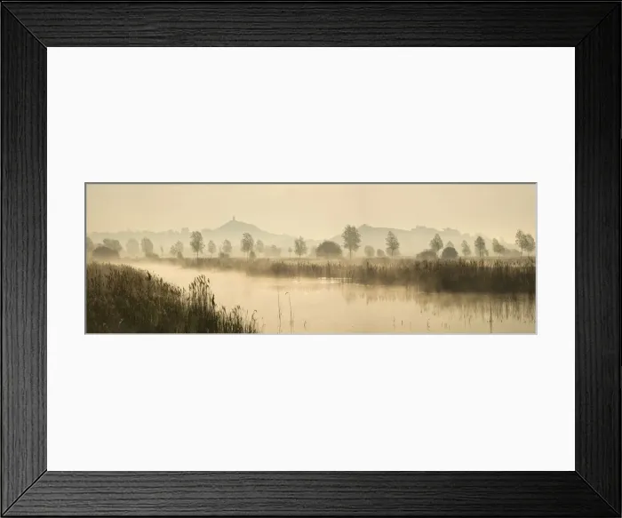 Framed Print : Glastonbury Tor across the Somerset Levels at dawn, Somerset, England Framed Print : Glastonbury Tor across the Somerset Levels at dawn, Somerset, England