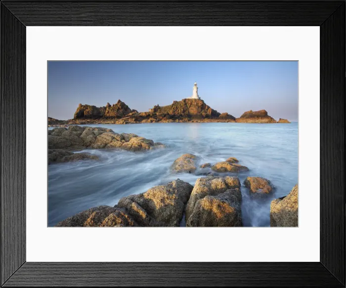 Framed Print : La Corbiere Lighthouse, Jersey, Channel Islands, UK Framed Print : La Corbiere Lighthouse, Jersey, Channel Islands, UK