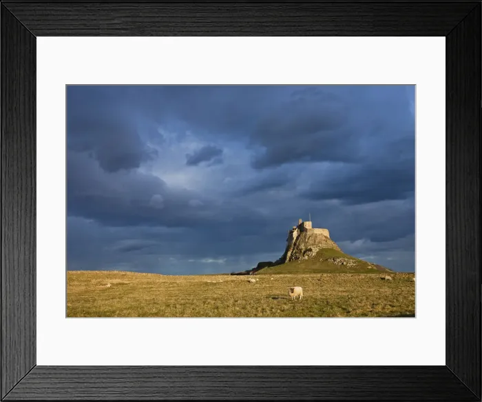 Framed Print : Lindisfarne Castle, Northumberland, England Framed Print : Lindisfarne Castle, Northumberland, England