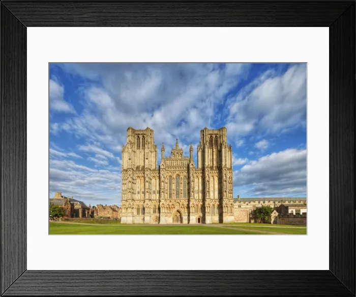 Framed Print : Wells Cathedral, Wells Somerset, England Framed Print : Wells Cathedral, Wells Somerset, England