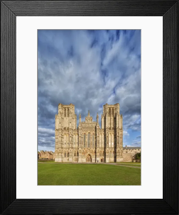 Framed Print : Wells Cathedral, Wells Somerset, England Framed Print : Wells Cathedral, Wells Somerset, England