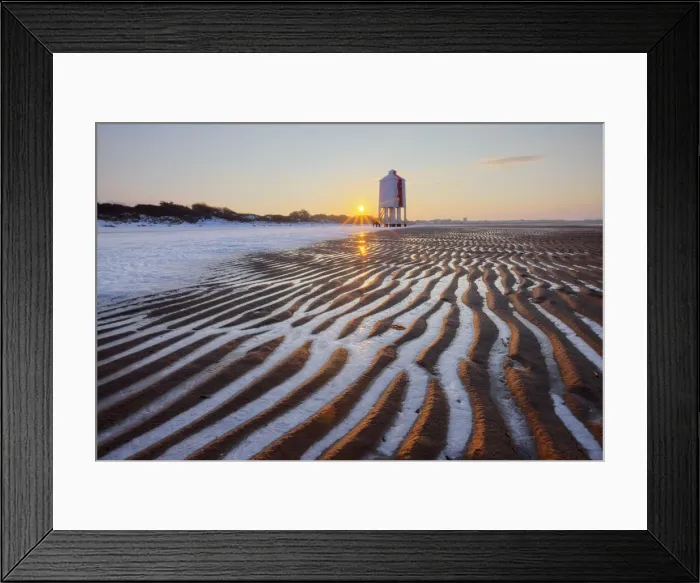 Framed Print : Lower Lighthouse, Burnham on Sea, Somerset, England Framed Print : Lower Lighthouse, Burnham on Sea, Somerset, England