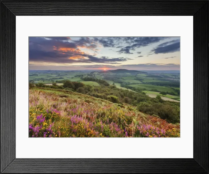 Framed Print : The Marshwood Vale from Pilsdon Pen, Dorset, England, UK Framed Print : The Marshwood Vale from Pilsdon Pen, Dorset, England, UK