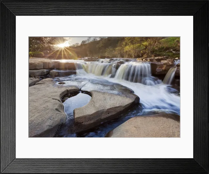 Framed Print : Wain Wath Force, Swaledale, Yorkshire Dales National Park, North Yorkshire, England