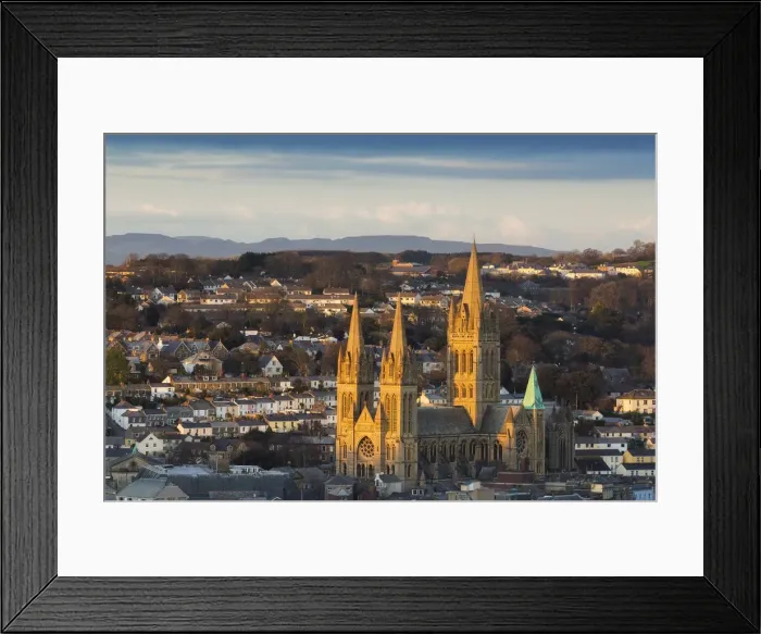 Framed Print : Truro Cathedral at sunset, Truro, Cornwall, England Framed Print : Truro Cathedral at sunset, Truro, Cornwall, England