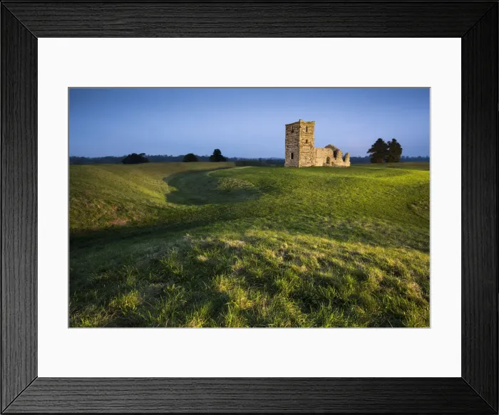 Framed Print : Knowlton Church, Wimborne Minster, Dorset, England Framed Print : Knowlton Church, Wimborne Minster, Dorset, England