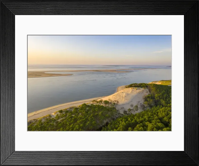 Framed Print : France, Nouvelle-Aquitaine, Gironde, Arcachon, an aerial view of the Dune of Pila Framed Print : France, Nouvelle-Aquitaine, Gironde, Arcachon, an aerial view of the Dune of Pila