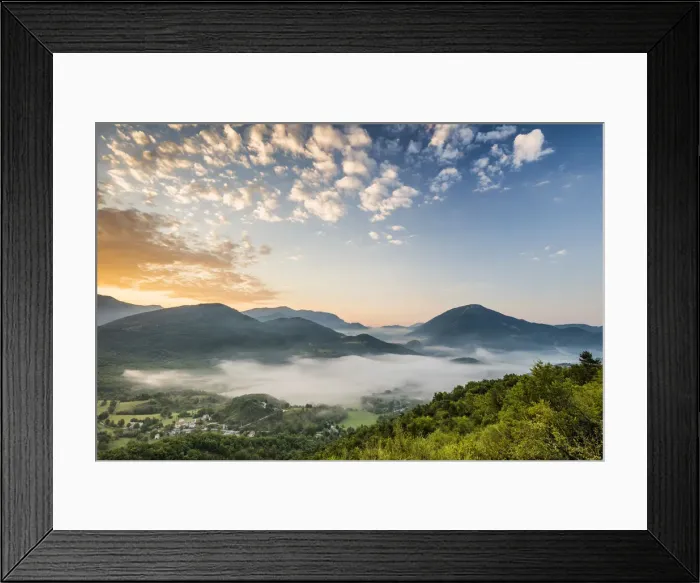 Framed Print : Dawn over Castellane, Provence, France Framed Print : Dawn over Castellane, Provence, France