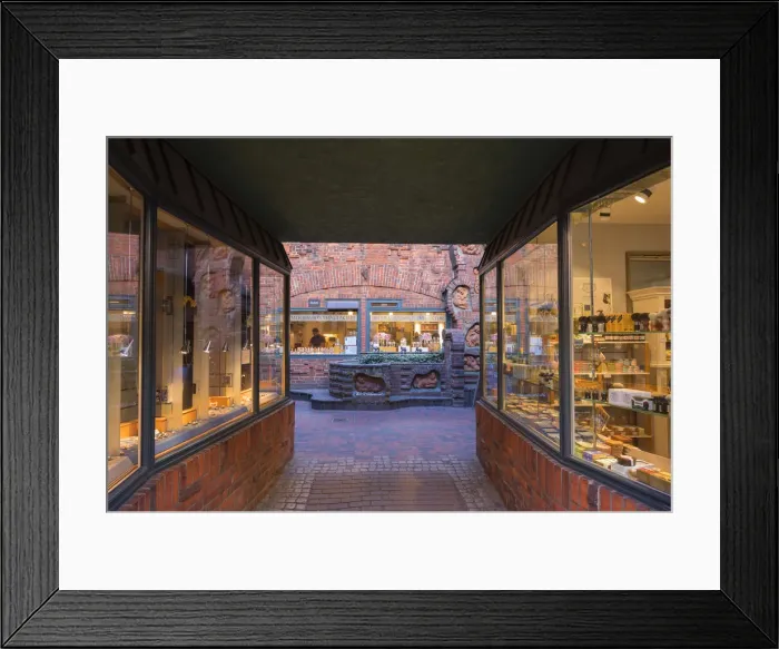 Framed Print : Bremer Bonbon Manufaktur at Boettcherstrasse street, Bremen, Germany Framed Print : Bremer Bonbon Manufaktur at Boettcherstrasse street, Bremen, Germany