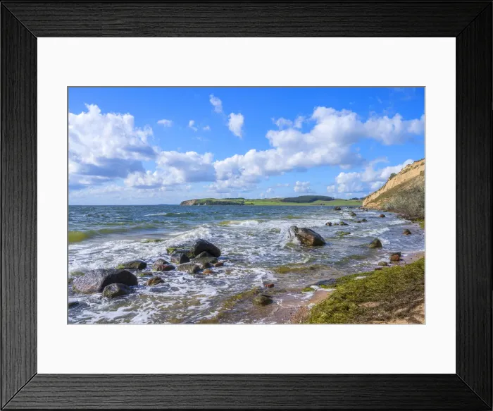 Framed Print : Beach at Klein Zicker, Rugen, Germany Framed Print : Beach at Klein Zicker, Rugen, Germany
