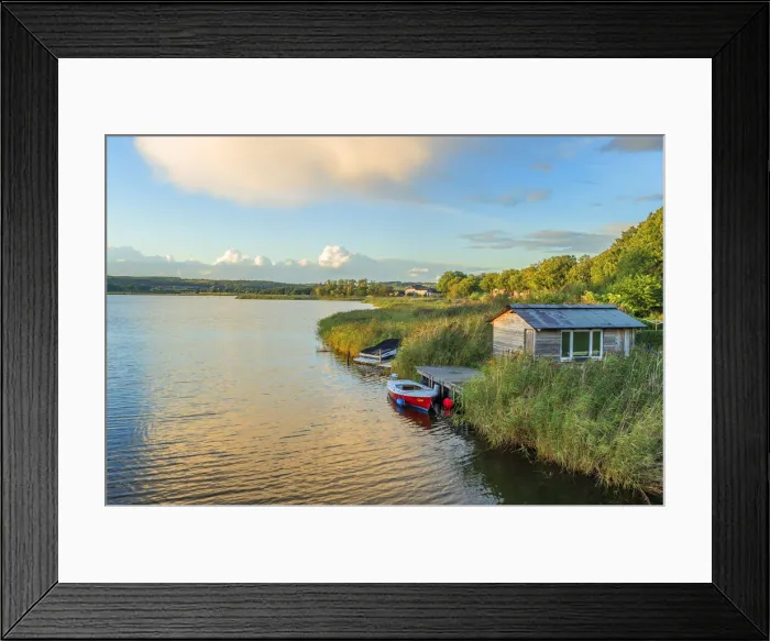 Framed Print : Neuensiener lake at Seedorf, Rugen Framed Print : Neuensiener lake at Seedorf, Rugen