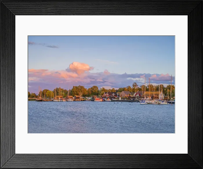 Framed Print : Gager harbour, Rugen, Germany Framed Print : Gager harbour, Rugen, Germany