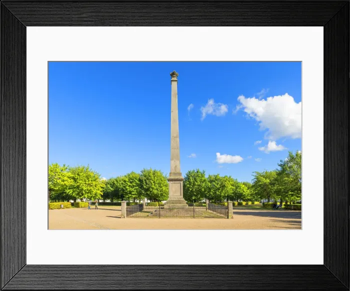 Framed Print : Obelisk at the Circus of Putbus, Rugen, Germany Framed Print : Obelisk at the Circus of Putbus, Rugen, Germany
