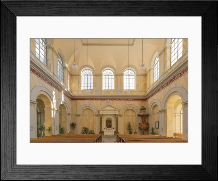 Framed Print : Castle church of Putbus, Rugen, Germany Framed Print : Castle church of Putbus, Rugen, Germany