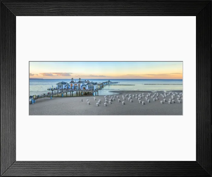 Framed Print : Pier of Sellin, Rugen, germany Framed Print : Pier of Sellin, Rugen, germany