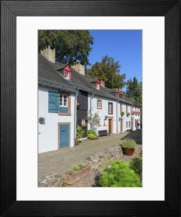 Framed Print : Kronenburg, Eifel, North Rhine Westphalia, Germany Framed Print : Kronenburg, Eifel, North Rhine Westphalia, Germany