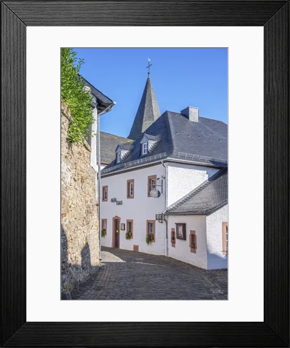 Framed Print : Kronenburg, Eifel, North Rhine Westphalia, Germany Framed Print : Kronenburg, Eifel, North Rhine Westphalia, Germany
