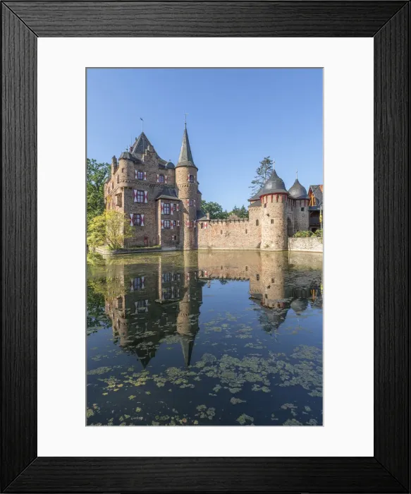 Framed Print : Satzvey castle, Eifel, North Rhine Westphalia, Germany