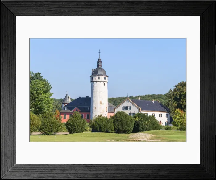 Framed Print : Zievel castle, Mechernich, Eifel, North Rhine Westphalia, Germany Framed Print : Zievel castle, Mechernich, Eifel, North Rhine Westphalia, Germany