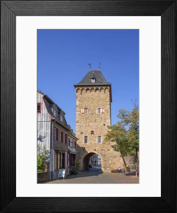 Framed Print : City gate, Bad Munstereifel, Eifel, North Rhine Westphalia, Germany Framed Print : City gate, Bad Munstereifel, Eifel, North Rhine Westphalia, Germany