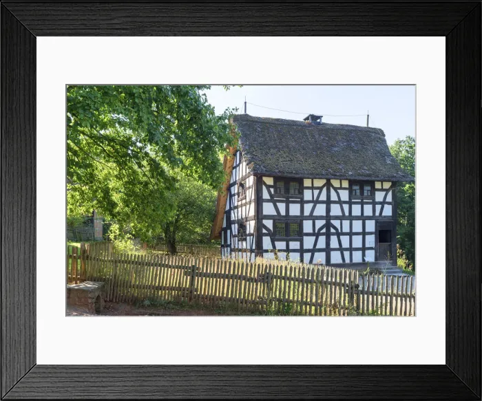 Framed Print : Rheinisches Freiluft Museum at Kommern, Open air museum, Eifel, North Rhine Westphalia Framed Print : Rheinisches Freiluft Museum at Kommern, Open air museum, Eifel, North Rhine Westphalia