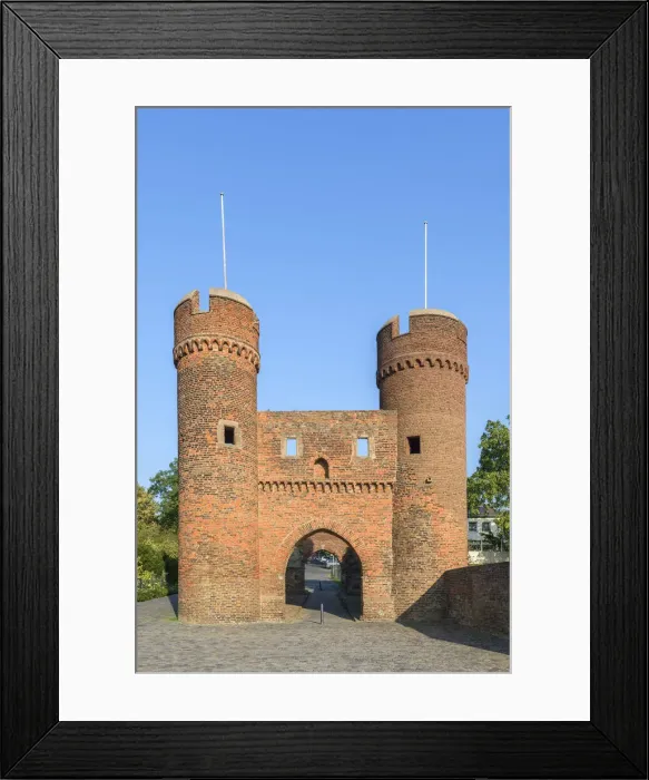 Framed Print : Weiertor city gate at Zulpich, Eifel, North Rhine Westphalia, Germany Framed Print : Weiertor city gate at Zulpich, Eifel, North Rhine Westphalia, Germany
