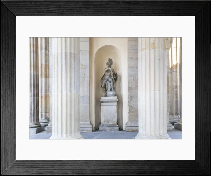 Framed Print : Statue beside the Brandenburg Gate, Berlin, Germany Framed Print : Statue beside the Brandenburg Gate, Berlin, Germany