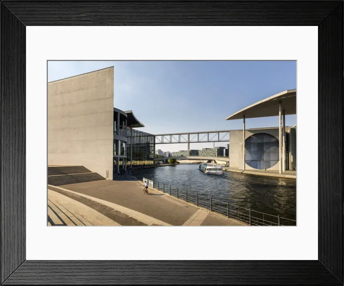 Framed Print : White Crosses memorial park, Marie-Elisabeth-Luders-Haus and River Spree, Government Quater, Mitte, Berlin, Deutschland Framed Print : White Crosses memorial park, Marie-Elisabeth-Luders-Haus and River Spree, Government Quater, Mitte, Berlin, Deutschland