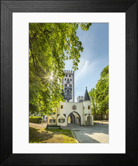 Framed Print : Bavarian Gate (Bayertor), Landsberg am Lech, Southwestern Bavaria, Germany Framed Print : Bavarian Gate (Bayertor), Landsberg am Lech, Southwestern Bavaria, Germany