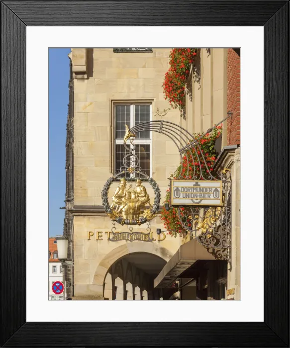Framed Print : Muenster, City of Westphalian Peace, North Rhine-Westphalia, Germany Framed Print : Muenster, City of Westphalian Peace, North Rhine-Westphalia, Germany